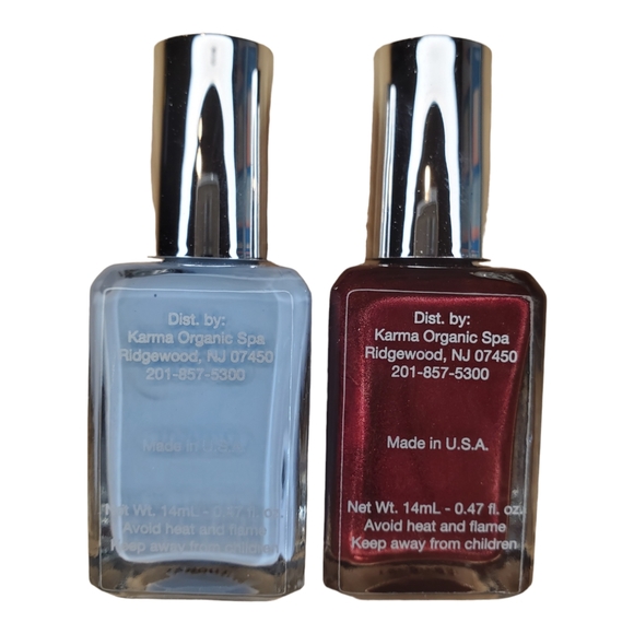 Karma Naturals Nail Polish Duo - Snowflake and Soirée Red - Picture 6 of 8